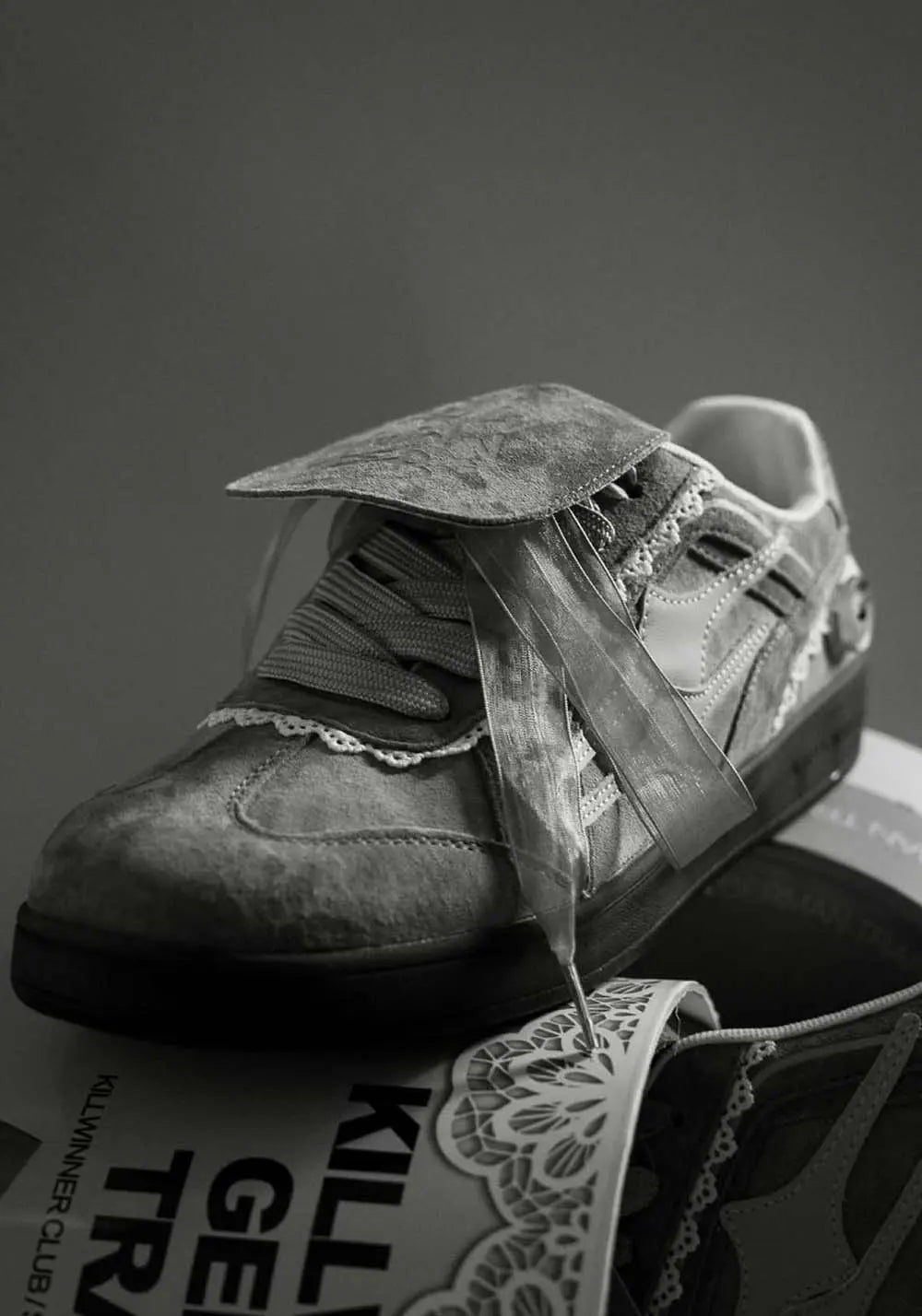 KILLWINNER丨Retro Training Sneaker-Lace Grey