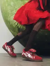 KILLWINNER | Retro Training Sneaker - Red Velvet