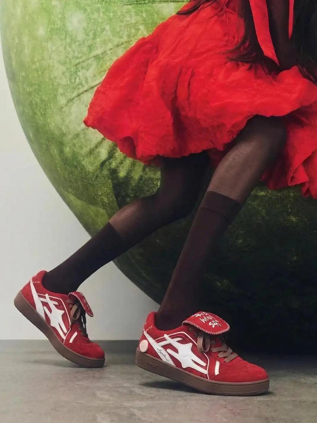 KILLWINNER | Retro Training Sneaker - Red Velvet