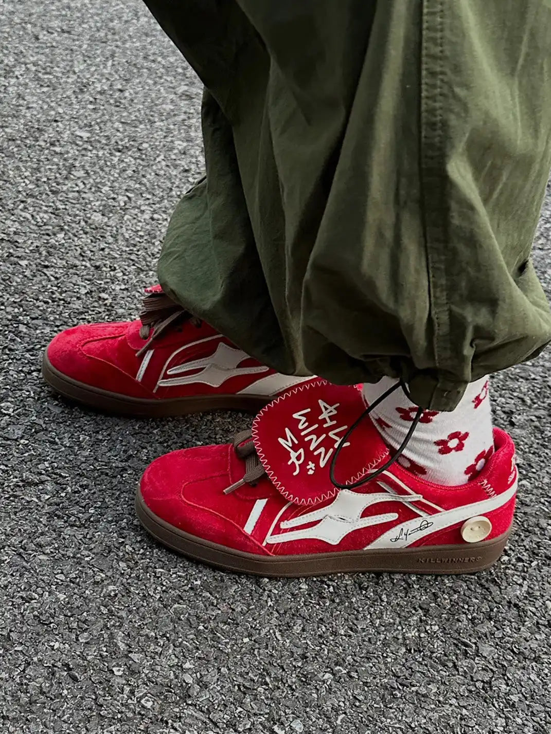 KILLWINNER | Retro Training Sneaker - Red Velvet
