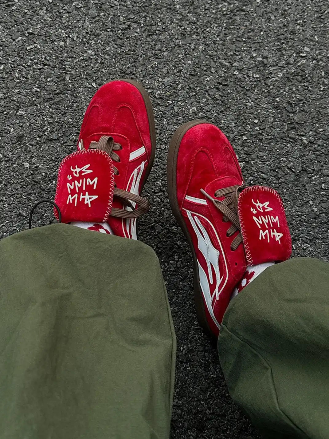 KILLWINNER | Retro Training Sneaker - Red Velvet